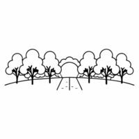 Laughter yoga in the park concept as Medium shot of people engaged in spontaneous laughter yoga Camera pans across faces transitioning from forced to genuine laughter Highlights Square Square vector