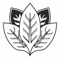 Leaf and Chat Bubble Icon concept as A graphic combining a leaf and a chat bubble symbolizing environmental discussions in ESG negotiations Isolated on a white background s Square Square vector