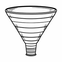 Levitating green innovation funnel concept as Tracking shot of a floating funnel representing the green innovation process Camera follows the transformation of ideas into sustaina Square Square vector