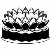 Loy Krathong with Glowing Fireflies on a Glossy Lake concept as Illustrate Loy Krathong floating on a glossy lake surrounded by glowing fireflies The design features ample copy sp Square Square vector