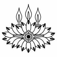 Loy Krathong with Glowing Leaves concept as Illustrate a Loy Krathong adorned with glowing leaves isolated against a white background The design captures the warm and festive atmo Square Set 2 Square vector