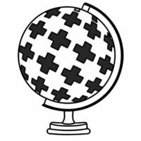 Mental health puzzle globe concept as of a white globe formed by puzzle pieces representing different aspects of mental health Camera rotates around the globe showing globa Square Square vector