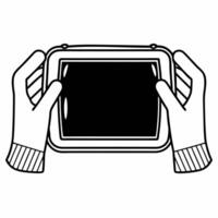 Mindful eating lunch break concept as Close up of hands mindfully preparing a healthy lunch zooming out to show office workers practicing mindful eating Camera pans across faces s Square Square vector