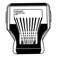 Molecular coupon scanner concept as Close up pan across a surface of molecules rearranging to form a barcode A beam of light scans across causing the molecules to disperse and ref Square Square vector