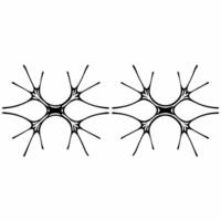 Neuroplasticity clay neurons concept as Macro shot of white clay like structures morphing into neuron shapes representing neuroplasticity Camera follows the transformation suggest Square Square vector
