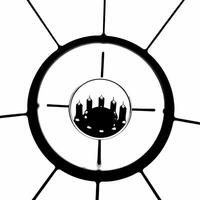 Orbiting molecular structure of community centric business concept as Close up of a rotating molecular structure representing community centric business practices Camera zooms out Square Square vector