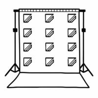 Plain backdrop with floating poll accuracy meters concept as Clean light background with poll accuracy meter icons floating upwards Camera follows individual meters as they rise Square Square vector