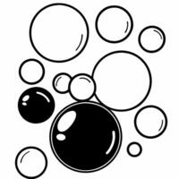 Plain background with floating donation bubbles concept as Clean light background with donation amount bubbles floating upwards Camera follows individual bubbles as they rise Amp Square Square vector