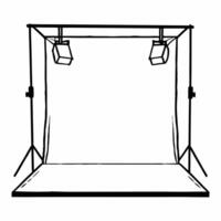 Plain gradient with shadow puppets of poll activities concept as Soft gradient background with shadow puppets acting out various polling and prediction activities Camera pans acro Square Square vector