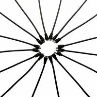 Plain Hands Holding Network Lines with Copy Space concept as Plain hands hold glowing network lines on a glossy white background leaving significant copy space above The camera ca Square Square vector