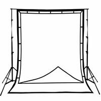 Plain white backdrop with rising rocket concept as Tracking shot following a stylized rocket rising against a plain white backdrop The rockets trail forms a graph line suggesting Square Square vector
