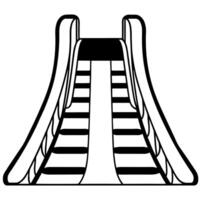 Politician approval rating rollercoaster concept as of a rollercoaster track representing fluctuations in a politicians approval rating Camera follows the tracks ups and do Square Square vector