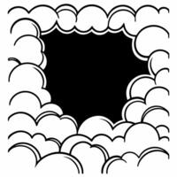 Poll numbers rising through cloudy predictions concept as Medium shot of poll numbers emerging from a cloudy abstract background representing uncertain predictions Camera slowly t Square Square vector