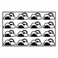 Poll worker ant colony tiles concept as Cartoon style ant icons representing busy poll workers in a colony like pattern Camera pans across the colony showcasing different election Square Set 2 Square vector