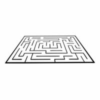 Prediction graph tile maze concept as Cartoon style maze pattern formed by rising and falling prediction graph lines Camera navigates through the maze highlighting intricate pathw Square Square vector
