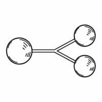 Quantum entangled ESG decision nodes concept as Macro shot of two glowing particles representing ESG decision nodes in quantum entanglement Camera pans to show multiple such pairs Square Square vector