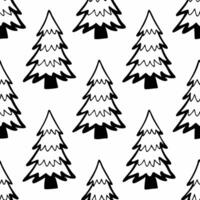 Santas Green Christmas Tree concept as Create a seamless background featuring a cartoon style Christmas tree made from sustainable materials The design incorporates bright colors Square Square vector