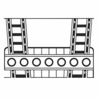 Sustainable supply chain conveyor belt concept as Animation of a conveyor belt representing a sustainable supply chain with various stages of production and distribution Camera fo Square Square vector