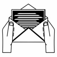 Unexpected inheritance notification concept as Close up shot of a person opening a letter their expression changing from curiosity to disbelief Pan out to show them sharing the ne Square Square vector