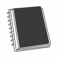 White gratitude journal pages concept as Illustration of white journal pages with gratitude entries flowing off the page Camera follows the flow of positive thoughts Isolated on Square Square vector