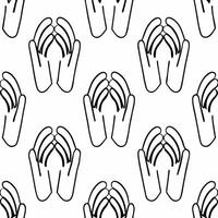 White healing hands tiles concept as Seamless pattern of minimalist white healing hand outlines Camera slowly moves around the hands emphasizing care Symbolizes mental health sup Square Square vector