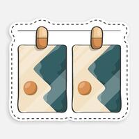 cartoon icon of doodle Couple of dry shots. Preprocessing and drying of professional photos. image isolated on white background vector