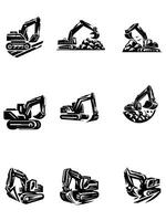 Excevetor Collection Logo Design vector
