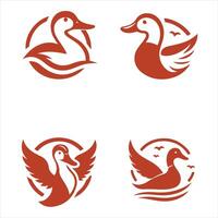 Swift Waddle collection logo design vector