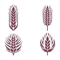 Ancient Grain collection logo design vector