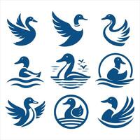 Feather Flair collection logo design vector