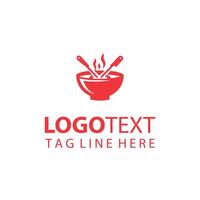 Flavor Bowl Logo Design vector