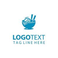 The Elegant Dish Bowl Logo Design vector