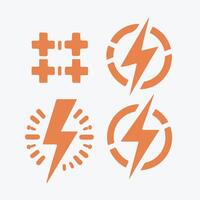 Energi Spark collection logo design vector