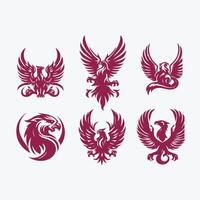 The Griffin Forge collection logo design vector
