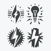 Power Circuit collection logo vector