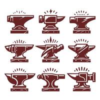 Iron Edge collection logo design vector