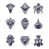 Gem Envy collection logo design vector