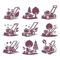 Flow Lite collection logo design vector