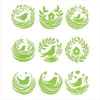 Fresh Nest collection logo vector