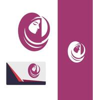 Light Veiled Logo Design vector
