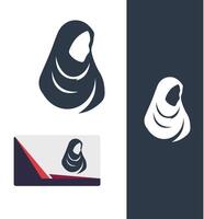 Mystical Cloak Veiled Logo Design vector