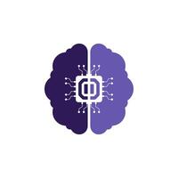 Artificial Intelligence Smart Think Ai vector