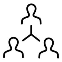 A group of people are shown in a circle vector