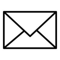 Mail and message icon concept vector