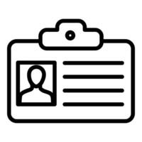 User Id and profile icon concept vector