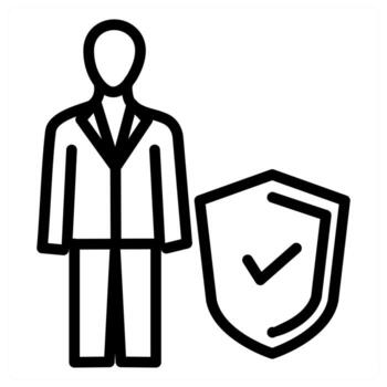 Security Administrator and security icon concept vector