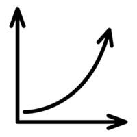 Growth and increase icon vector