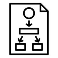 Hierarchy and organization icon vector