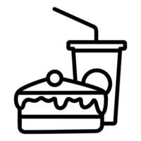 Lunch Time and break icon concept vector