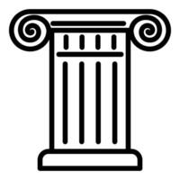 Pillar and Column icon concept vector